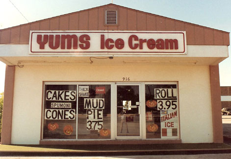 Old Yums Ice Cream Building